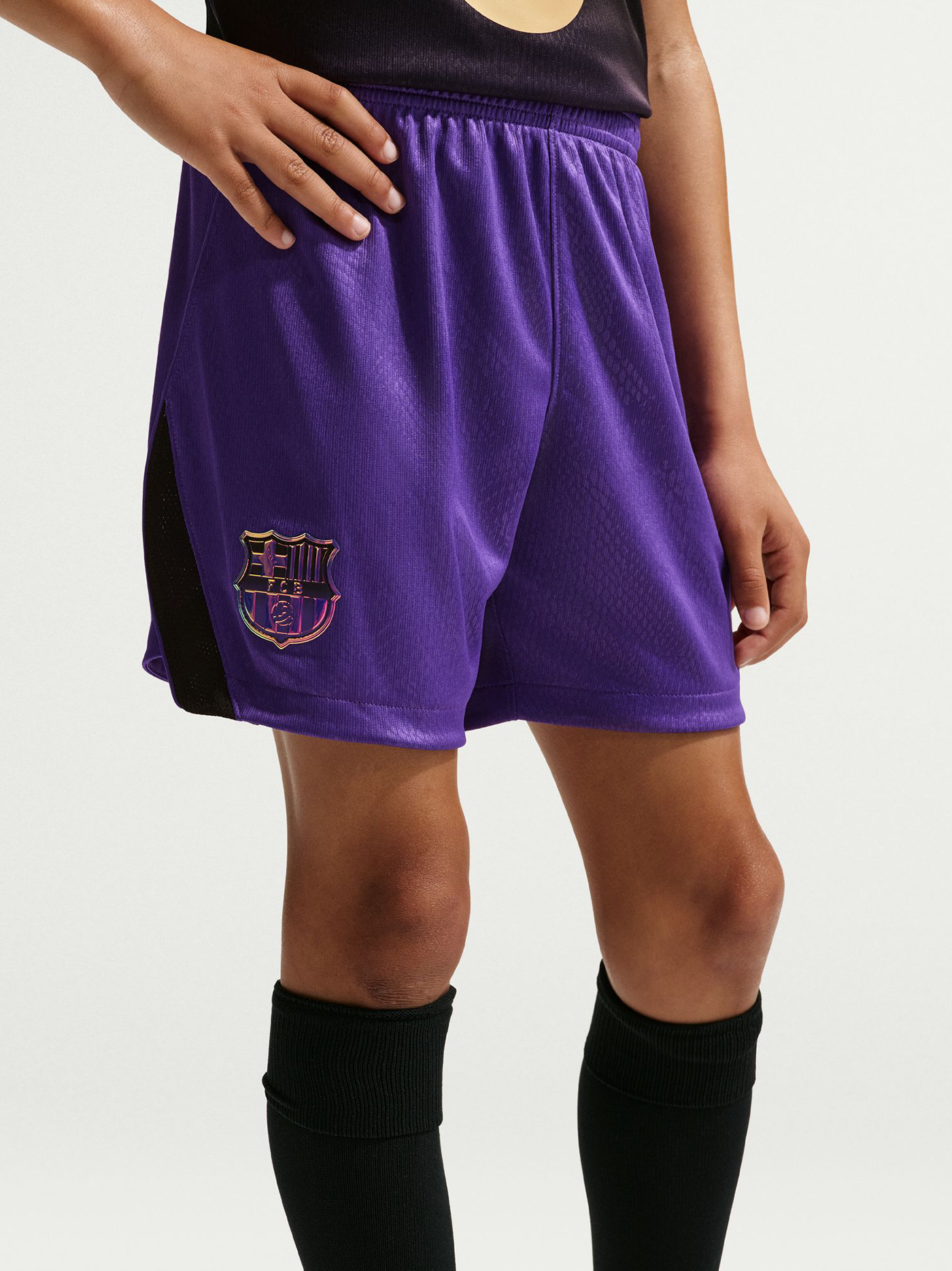 Kid's Nike Barcelona Away 2026 Shorts - Image 4