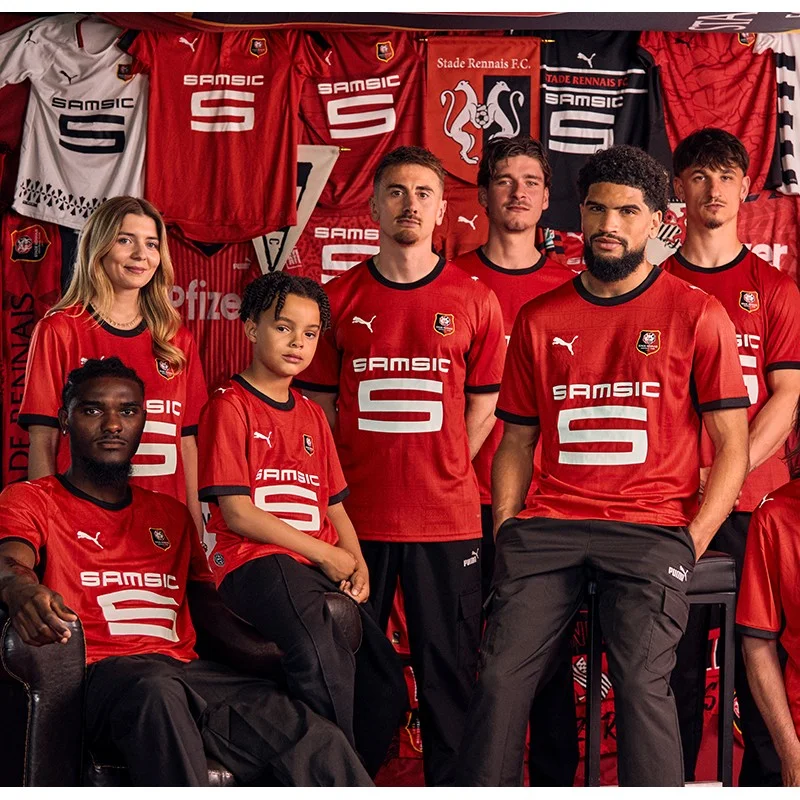 Kid's Puma Stade Rennais Standard 2026 Jersey - Image 4
