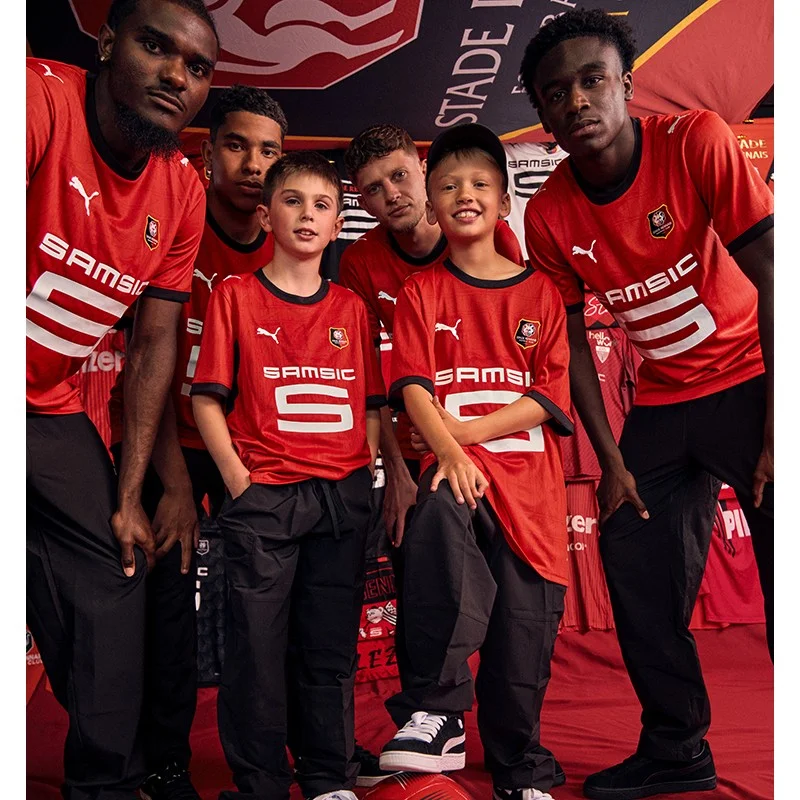Kid's Puma Stade Rennais Standard 2026 Jersey - Image 6