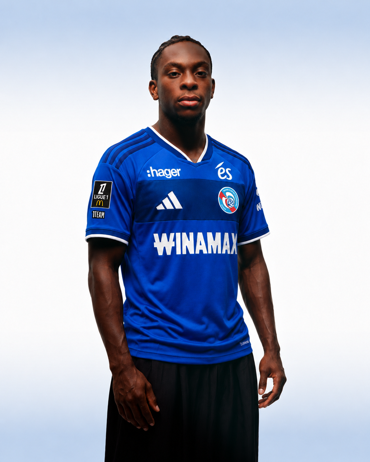 Men's Adidas RC Strasbourg Home 2026 Jersey - Image 5