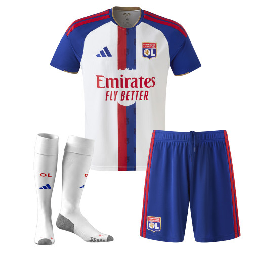 Kid's Adidas Olympique Lyonnais Home 2026 Kit - Image 2