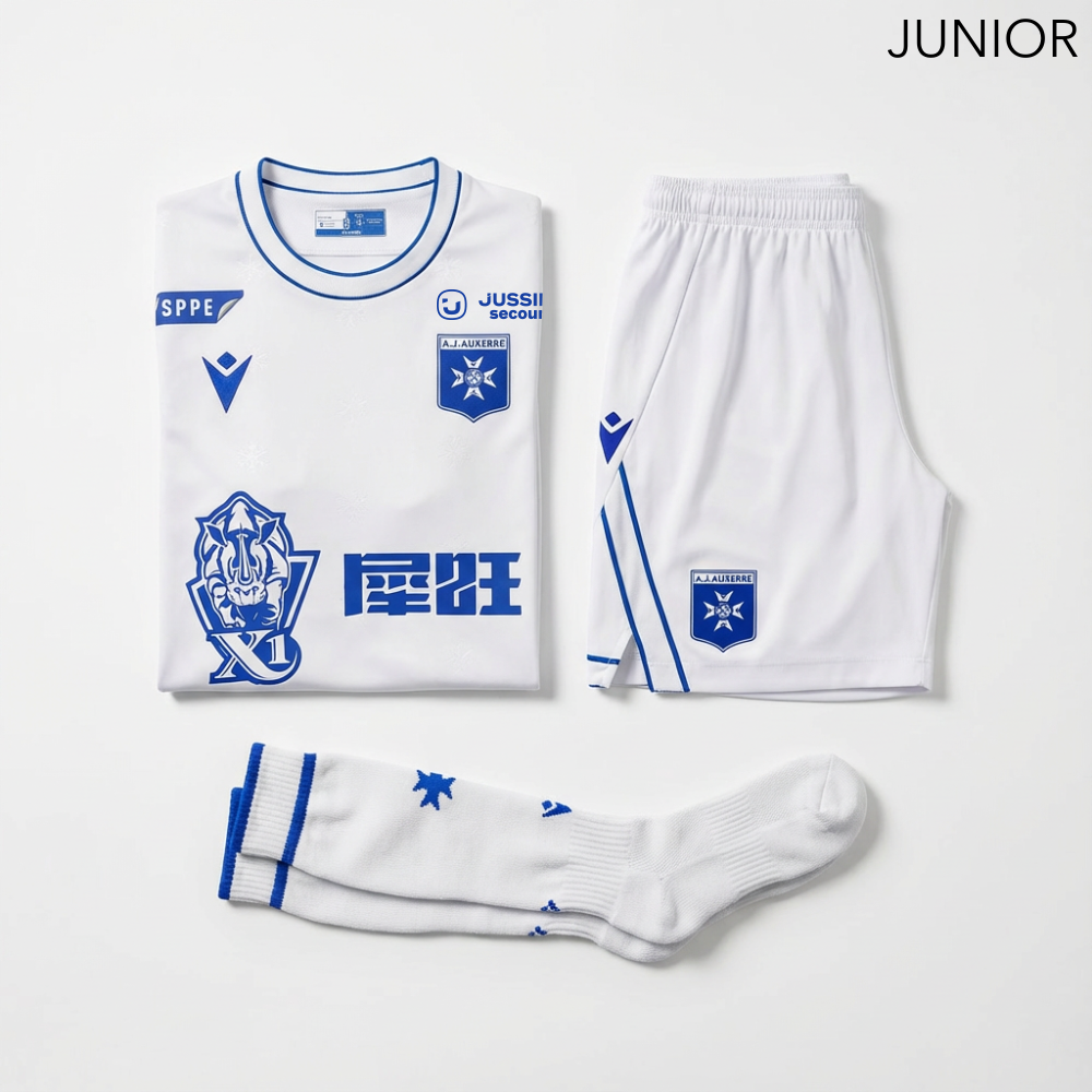 Kid's Macron AJ Auxerre Standard 2026 Kit