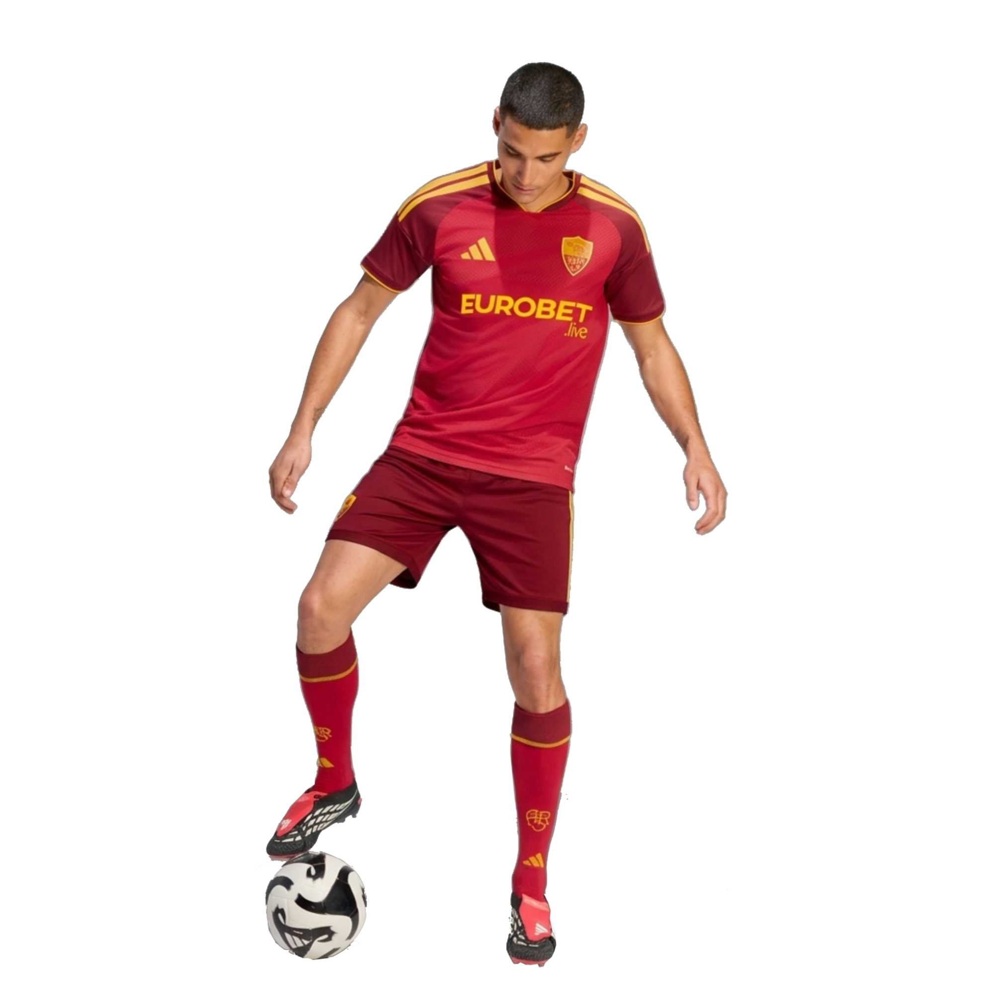 Men's Adidas AS Roma Home 2026 Jersey - Image 3