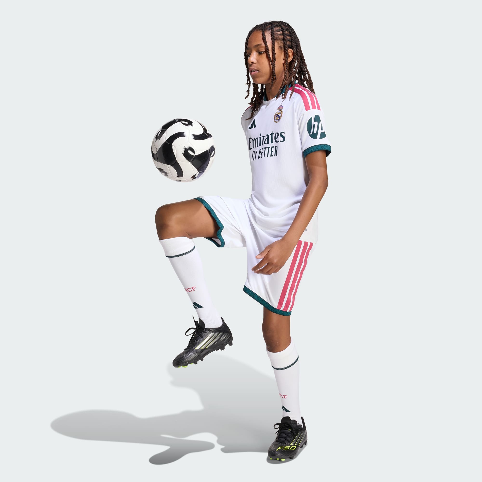 Kid's Adidas Real Madrid Home 2026 Jersey - Image 5