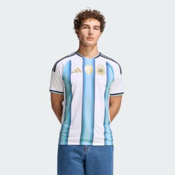 Men's Replica adidas Argentina Home Jersey 26/27